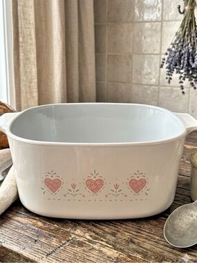Vintage 80s CorningWare Forever Yours A-5-B Dutch Oven Casserole Dish NO LID